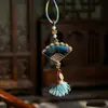 Broche Amuleto de Éxito Estilo Chino Tradicional, Broche de Seguridad Anti-Estrés, Colgante de Paz Antiguo Chapado en Oro, Regalo