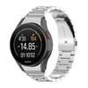 Correa de reloj inteligente de acero inoxidable con hebilla plegable sólida de tres cuentas para Samsung Galaxywatch6/5/4