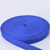 Fita de Poliéster-Algodão de Trama Simples para Mochila Cinto Elástico de Yoga Cós Bolsa de Lona Portátil Tecelagem de Amarração para Acessório de Roupa de Algodão