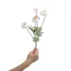 Combinación de Flores Artificiales Blancas Magnolia Phalaenopsis Rosa Diente de León Decoración Escénica de Boda Material de Flor Artificial Fabricante