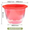 Maceta Cubierta Transparente de Plástico Grande Maceta de Persona Perezosa con Absorción Automática de Agua Chlorophytum Almacenamiento de Agua Doble Capa
