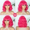 Moda Europeia e Americana Franja de Ar Cabelo Cacheado Ondulação d'Água Cor de Venda Quente na África Cabelo Cacheado Headset