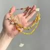 Collar Nuevo de Mariposa con Borlas de Verano para Mujer, Diseño Único con Artesanía Pesada, Cadena Dulce y Fresca para Clavícula con Cuentas