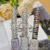 Cuentas Espaciadoras Coloridas Incrustadas con Diamantes, Cuentas Sueltas, Ruedas de Bicicleta con Diamantes, Espaciadores para Pulseras y Collares DIY, Accesorios para Joyería Hecha a Mano