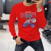 Sudadera Nueva de Manga Larga para Hombre con Oso de Pedrería Estilo Europeo Camiseta para Hombre con Forro Polar Engrosada para Ropa Exterior Moderna para Hombre 2024