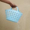 A5L Cesta de Baño Plástico Suave para Baño Cesta de Baño para Estudiantes Cesta de Almacenamiento Artículos de Tocador Dormitorio Baño Portátil