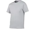 Camiseta de algodón de manga corta para hombre y mujer, verano, cuello redondo, corte ajustado, camiseta deportiva de talla grande, top, color liso, camiseta publicitaria