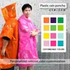 Impermeable Comprimido Desechable para Adultos, Impermeable Largo Engrosado de Cuerpo Completo, Poncho de Lluvia Comprimido, Impermeable y Portátil