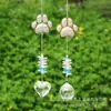 Atrapasol de Metal con Diamantes Pegajosos de Garra de Perro y Gato Colgante de Cristal Colgante DIY Souvenir de Animal Artículos Transfronterizos de Amazon