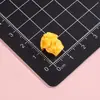 Miniaturas simuladas 3D de pipoca em balde, materiais para acessórios de brinco DIY, adereços para minijardim, brinquedos de comida em resina