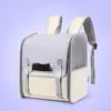 Mochila transpirable de malla para mascotas, conveniente y sin esfuerzo.