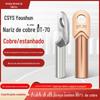 DT-70mm quadrado de cor natural nariz de cobre estanhado conector de cobre fio de fio de ouvido tipo de óleo de pressão fria fio e cabo lug