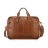 Bolsa de couro retrô masculina de lazer comercial de 15,6 polegadas bolsa de ombro mensageiro bolsa de couro de vaca masculina
