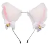 Diadema de Orejas de Gato Lazo Campana Collar Pareja Coqueteo Bonito Adorno para la Cabeza Cosplay Fiesta Sexy Juguetes Sexuales