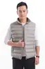 Nuevo Chaleco Ligero de Plumón y Algodón para Hombre Otoño e Invierno, Chaleco Juvenil Talla Grande, Chaqueta Corta Cálida de Moda para Hombre