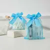 Bolsas de Gaze com Laço da Moda, Sacos para Embalagem de Presentes de Joias, Sacos para Doces de Casamento, Sacos para Embalagem de Lembrancinhas de Aniversário, Sacos para Doces
