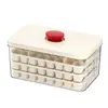 Caja de Almacenamiento de Hielo con Pulsador de Un Toque, Molde para Cubitos de Hielo de Grado Alimenticio, Charola de Hielo Fácil de Desmoldar, Un Imprescindible para Bebidas Heladas de Verano