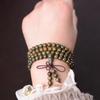 Pulsera de Sándalo Verde de Montaña Vieja de Argentina Sumergida 108 Piezas Pulsera de Sándalo Cuentas de Buda Colgante para Engranaje de Coche para Hombre y Mujer