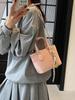Exterior Sencillo Popular Popular Estilo Coreano Sentido de Alta Gama Moda Bolso de Cubo de Mano Elegante para Viajeras Bolso Bandolera de Ocio para Damas