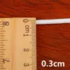 0,5cm Colorido em Estoque Tira de Nylon Alta Elasticidade Revestida com Óleo para Lingerie, Tiras Lindas para Costas, Cadarços, Acessórios, Corda Redonda, Elástico