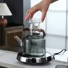 Set de té para tetera de cerámica eléctrica para uso doméstico, tetera de oficina, hervidor de agua de vidrio, juego de té