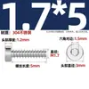 Tornillo autorroscante de acero inoxidable 304 cabeza delgada cabeza de cilindro hexágono cabeza plana cola plana HB tornillo cabeza de copa delgada MM2M3M4M5M6