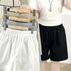 Talla Grande para Mujer Verano Nuevo Estilo 100kg Gordo mm Simple Pequeño Fresco Encaje Shorts Casual Línea A Pantalones Pierna Ancha 7434