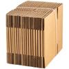 Caja de cartón exprés de comercio electrónico al por mayor de fábrica de origen, caja de logística de entrega de embalaje de cartón extra duro engrosado en stock