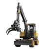 Excavadora de ruedas 80 ingeniería 90 excavadora de neumáticos agrícola 95 excavadora de ruedas zanjadora de montaña 60 excavadora de ruedas con pinza para madera
