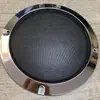 Rejilla de Altavoz de 2 Pulgadas 3 Pulgadas 4 Pulgadas 5 Pulgadas 6.5 Pulgadas 8 Pulgadas 10 Pulgadas Cubierta Protectora Metálica para Altavoz Anillo Decorativo Accesorios DIY