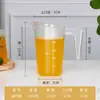 Novo copo grande de plástico para PC com escala copo medidor de mililitro recipiente copo medidor copo de medição loja de milk tea 5000ml