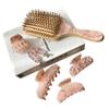 Nuevo Set de Acetato Serie Corazón Rosa Girly Pinza Pinza Tiburón Peine Cabezal de Masaje Pinza Lateral Accesorios para el Cabello
