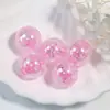 Cuentas de Explosión de Burbujas Acrílicas Coloridas Cuentas Sueltas Accesorios para Tocados Pulseras Collares Hechos a Mano con Cuentas de Grietas