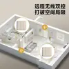 Interruptor Inteligente Inalámbrico de Doble Control Wifi Bluetooth para Electricista Internacional Sin Cable Neutro Conectado a la App Mijia Gateway para Toda la Casa Versión de un Solo Cable