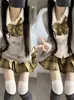 Cardigan Tricotado JK Jaqueta de Manga Longa Uniforme Feminino Início do Outono Estilo Japonês Estilo Preppy Outer Suéter Solto Saia