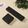Caja de Joyería Universal Negra con Tapa y Base, Adecuada para Collares, Anillos, Colgantes, Pulseras y Empaque de Regalo