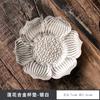 Bandeja para tazas estilo japonés, aleación, tapete para tazas de té, almohadilla redonda creativa para aislamiento, posavasos de imitación de cobre, bandeja para té retro kung fu, ceremonia del té