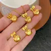 Loja de Ouro Mesmo Estilo Joias Banhadas a Ouro Conjunto Hello Kitty Acessórios para Mulheres, Colar de Alta Qualidade, Joias de Design de Nicho de Luxo Leve