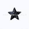 Parche de estrella de cinco puntas de resina con brillo de 29 mm, accesorios para el cabello para tocado DIY, accesorios para zapatos con agujeros, accesorios de flores, accesorios al por mayor