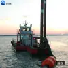 Draga de succión con cortador de 12 pulgadas Bomba de arena Bombeo de arena Excavación de arena Equipo de minería de arena Puerto Bajío Barco grande de succión con cortador