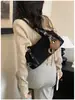 Estilo Coreano Otoño Nueva Llegada 2026 Nuevo Maillard Mate Bolso Tote de Gama Alta Bolso de Mano Bolso de Hombro Único Bolso Cruzado Debajo del Brazo