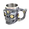 Copo de Vinho Personalizado Estilo Vintage Criativo e Elegante Taça Cabeça de Fantasma Copo de Aço Inoxidável para Whiskey Copo de Vinho Tinto para Bar