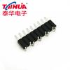 Fábrica Taihua pedido arranjo de pinos 2.0mmSMT9pin plástico alto 4.0 vertical pasta dupla plástico estanhado Shenzhen arranjo de pinos 2.0