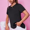 Tops de Yoga para Mulheres, Soltos e Respiráveis, Malha para Corrida, Costas Bonitas, Roupas de Fitness para Treino, Cobertura Esportiva de Secagem Rápida, Camiseta de Manga Curta