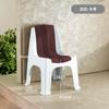 Taburete de Plástico Pequeño Especialmente Grueso Silla Infantil Doméstica con Respaldo Silla para Adultos Mesa y Silla de Comedor Nórdica Silla de Sofá de Lujo Ligero Silla Antideslizante