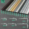 Tira Antideslizante para Escalera de Aleación de Aluminio, Moldura de Escalón en Forma de L, Metal, Azulejo, Mármol, Tira de Acabado para Borde de Escalón