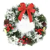 Corona de Navidad Totalmente Hecha a Mano, Corona Festiva, Decoración para Árbol de Navidad, Corona para Celebración de Boda, Venta Directa de Fábrica