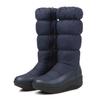 Atacado novas botas altas com zíper lateral para baixo, botas de neve de pele grossa, botas casuais de salto, 35-44, comércio exterior, botas femininas