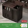 Mesa de Chá Pequena Móvel para Casa Mesa de Chá Madeira Maciça Carrinho de Chá Chaleira de Água Armário de Chá Integrado com Rodas Mesa Lateral de Chá Bandeja de Chá Kung Fu