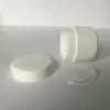 Envases Cosméticos Botellas para Crema Plástico Partido pp Blanco 30g Crema Caja Redonda Pequeña Botellas Divididas para Pasta en Polvo